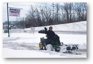 zero turn snow plow