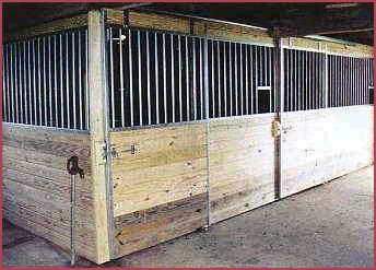 Galvanized Steel Horse Stalls by CMI