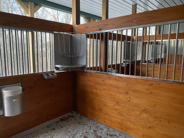 Galvanized stall kits