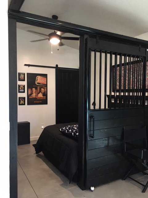 horse stall bedroom